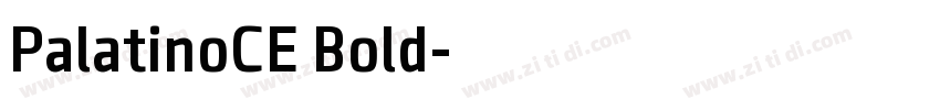 PalatinoCE Bold字体转换